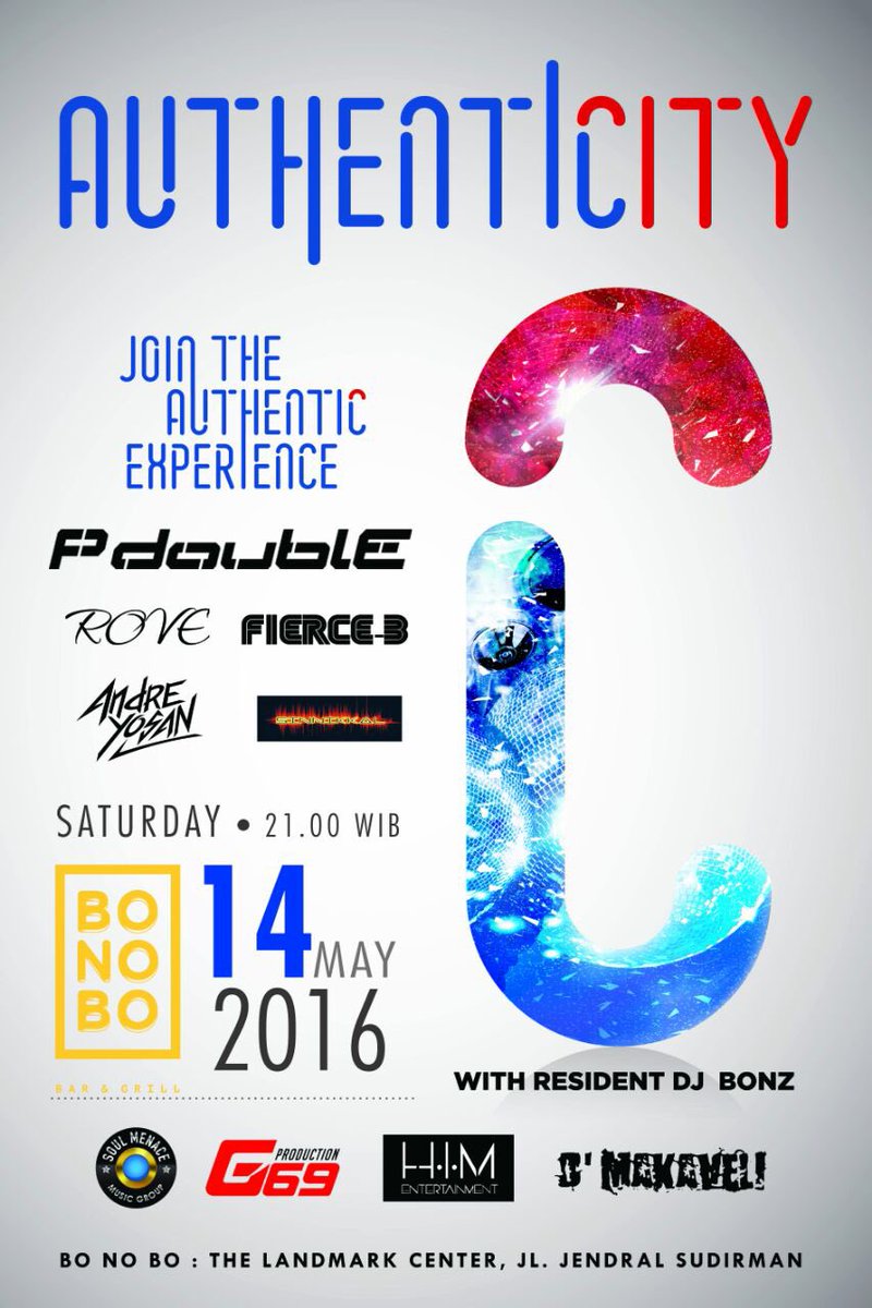 DJ Bonz @ijal_bonz will make you nod your head tonight with Guest DJ <a href="/pdouble/">Double.p</a> on AUTHENTICITY at <a href="/BoNoBojkt/">Bonobo Jakarta</a> !