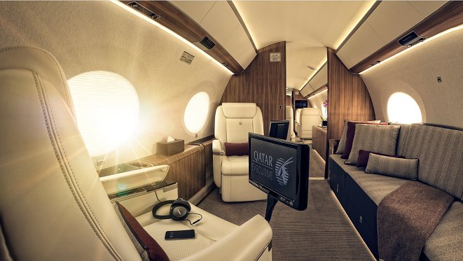 Total bliss. Travel in style on board our #Gulfstream #G650ER #privatejet. qatarexec.com.qa #bizav #charter
