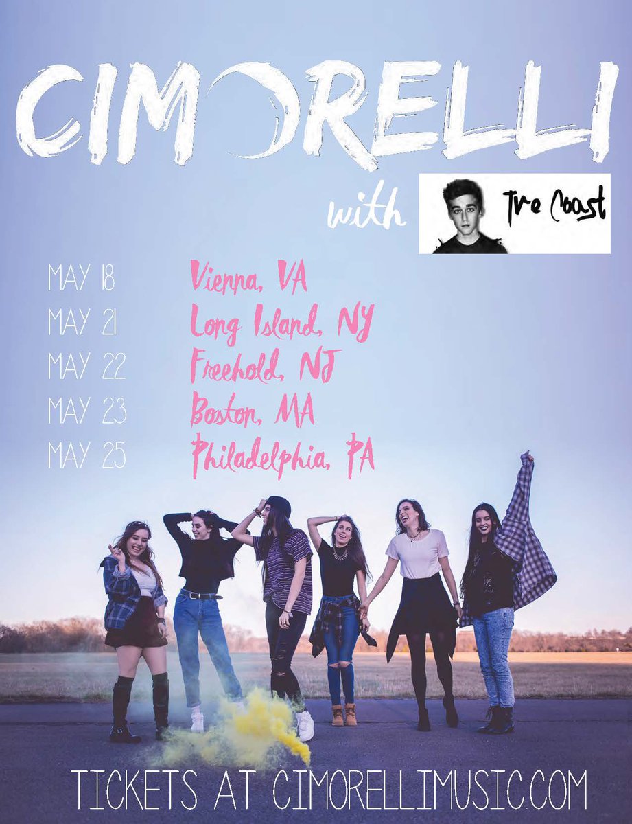 KathCim's tweet photo. Can't wait to see you all on the east coast!! It's gonna be a blast!!! 😝❤️🎉 https://t.co/q08NzIx5ft