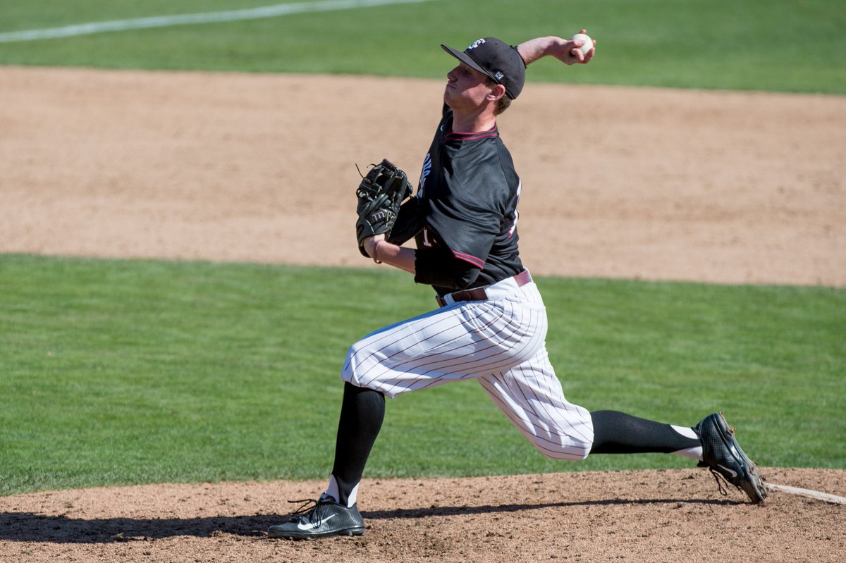BASE | Max Kuhns (<a href="/KuhnaMatata16/">Max Kuhns</a>) earned his 14th save of the year tonight to break SCU's single-season record!