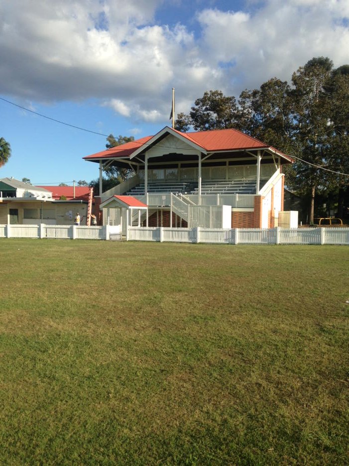 There's just something about the tiny grandstand at Wests cricket club that does the great game proud.