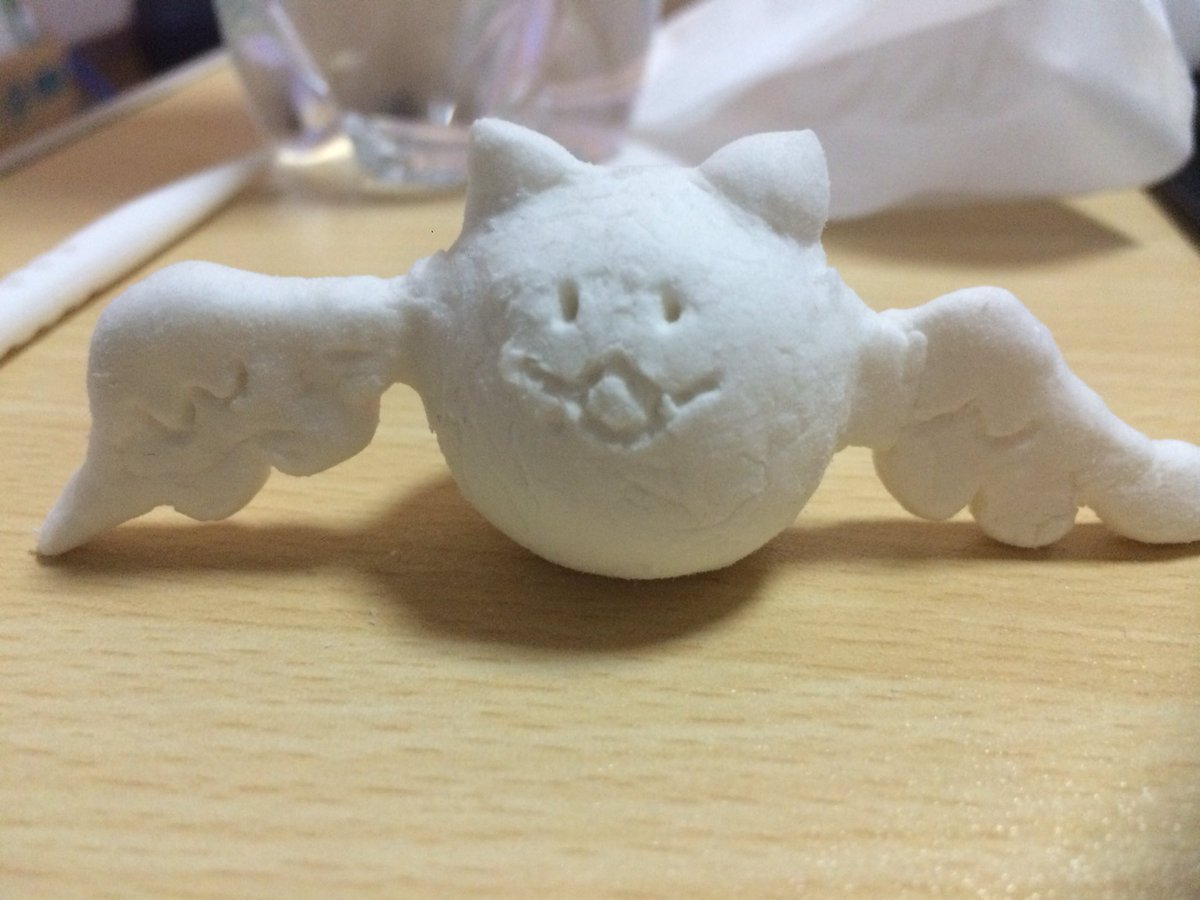 さ様 V Twitter 子供と紙粘土で遊んでます にゃんこ大戦争の ちびネコノトリ作りました 紙粘土 にゃんこ大戦争