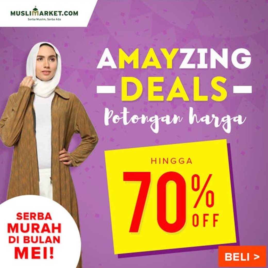 Diskon Hingga 70% “aMayzing Deals” Diperpanjang Lho! Beli disini >> bit.ly/aMAYzingDeals