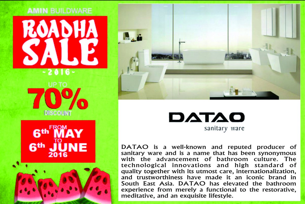 AminBuildware's tweet image. #aminbuildware #ramadanpromotion #roadhasale2016 #datao