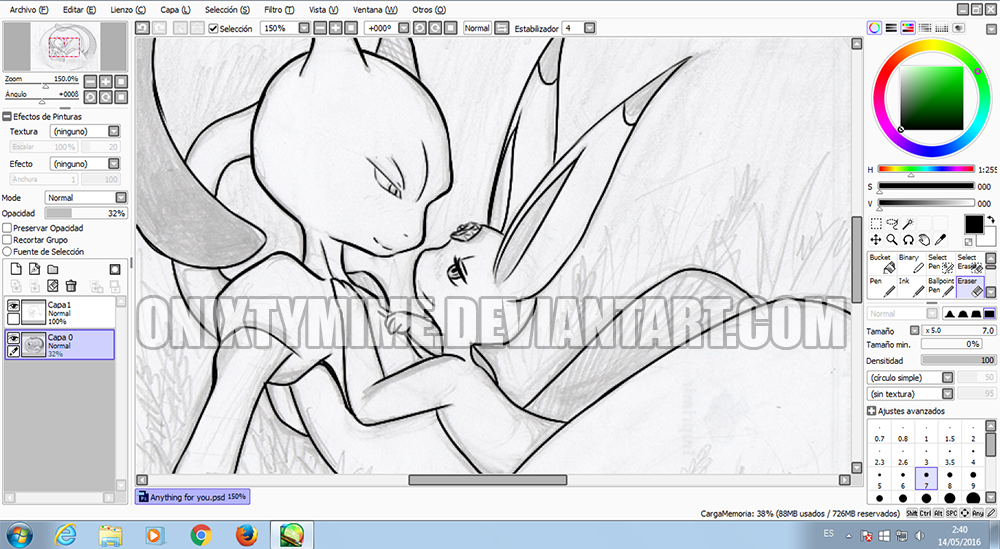 OnixTymime's tweet image. Ya me voy a dormir, mañana sigo.
#PkmnEGN 
Ajá @OriginalMewtwo, usando la cola.