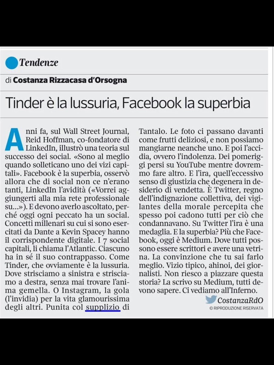 Marinfine's tweet image. I 7 #social capitali, come i #peccati. E chi non ne ha nessuno scagli la prima pietra. 
Eccellente @CostanzaRdO