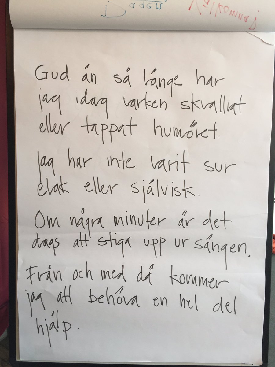 ManagementByArt's tweet photo. Barbro Eliasson avslutade fredagens Management By Art med följande citat. Det är en ständig kamp leva sina ideal... https://t.co/u9hYwb9cRo