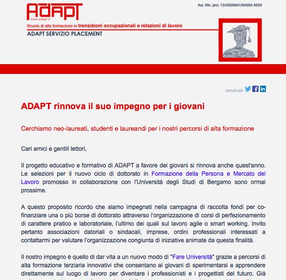 MicheTiraboschi's tweet photo. Un invito rivolto a #giovani di buona volontà con interesse ai temi del #lavoro
https://t.co/waVWW8ugrI https://t.co/ItcMefj9Sg