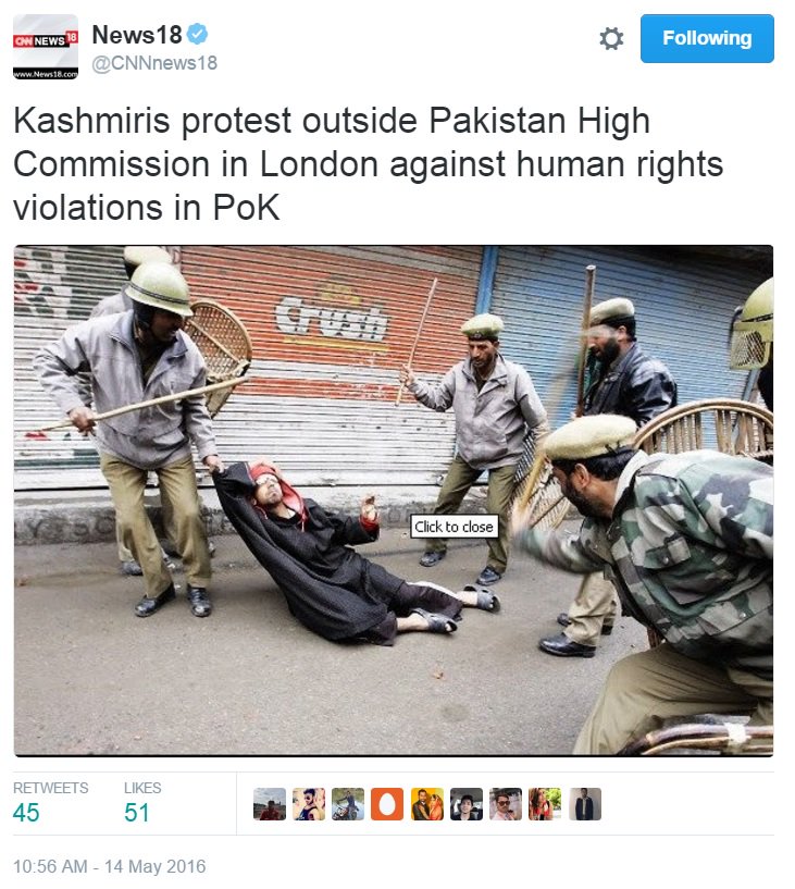 Shameless  @CNNnews18. This is a 2011 photo, of not London or PoK but J&K - Corbis id: 42-19885773. (h/t @nitingooti)