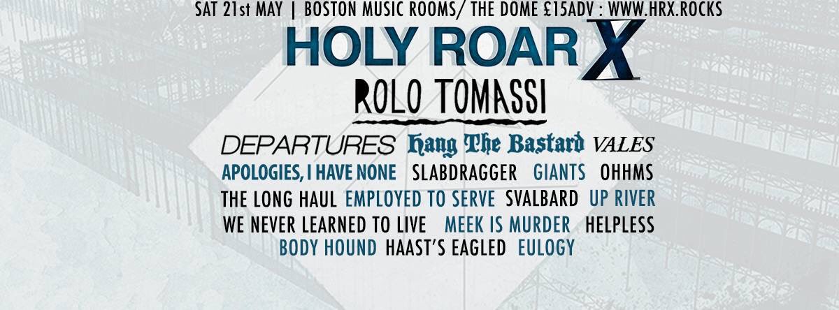 CUTL_Band's tweet photo. Off to @holyroarrecords X show to catch @departuresuk and @rolotomassiband! #letthebodieshitthefloor #lowandslow https://t.co/f8XeEVI9tr
