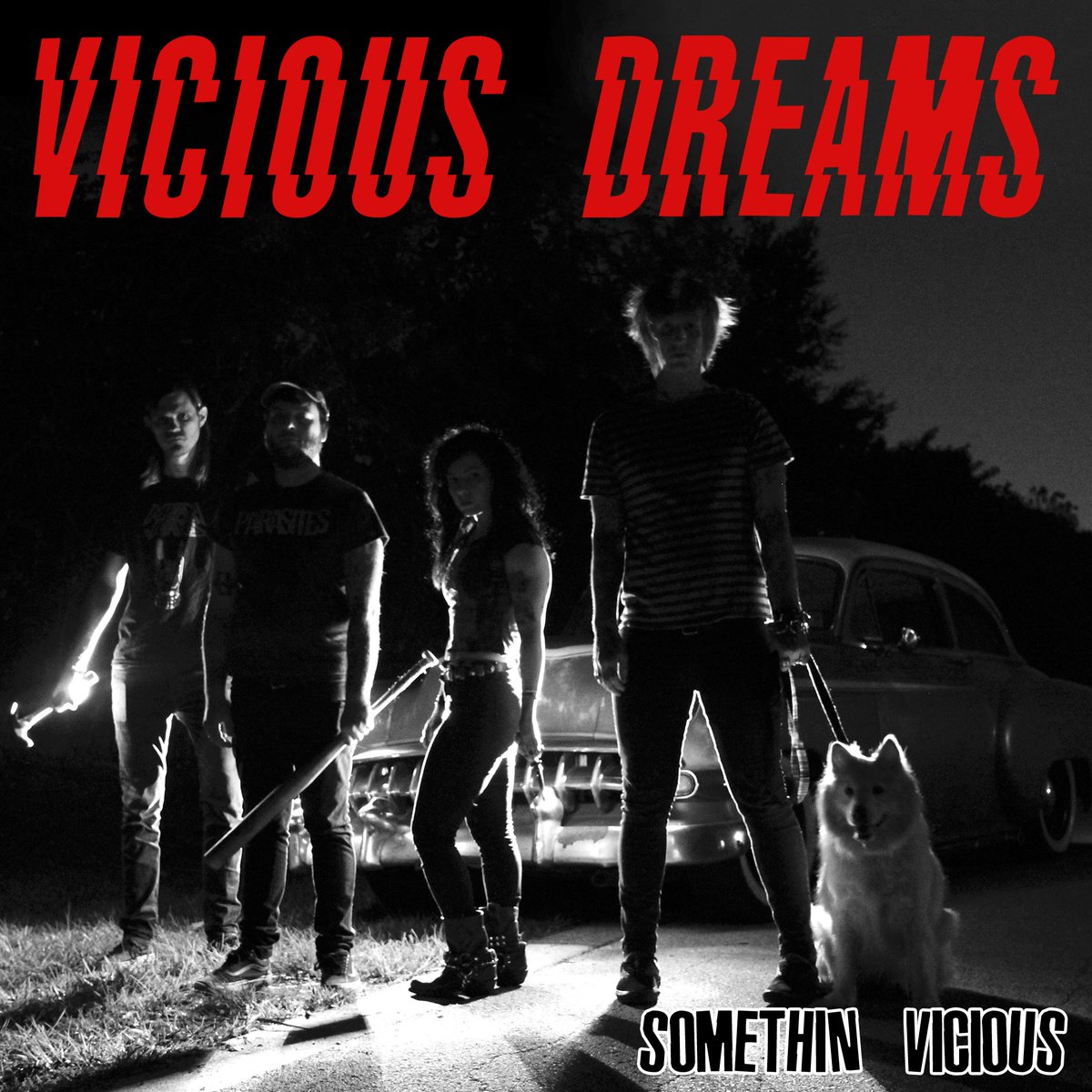 SCR-049 Vicious Dreams - Somethin' Vicious 7" out now! 200 Glow In The Dark/300 black. Pick up a copy!