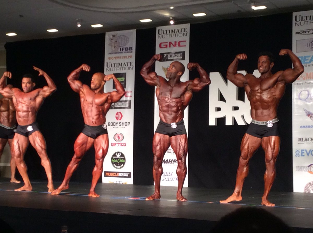 NPCNewsOnline's tweet photo. #IFBBNYPro Men classic 1st call
Omar Bautista
RD Caldwell
Darrem Charles
Arash Rahbar
@tadthedietcoach https://t.co/EVLRDmVeCN