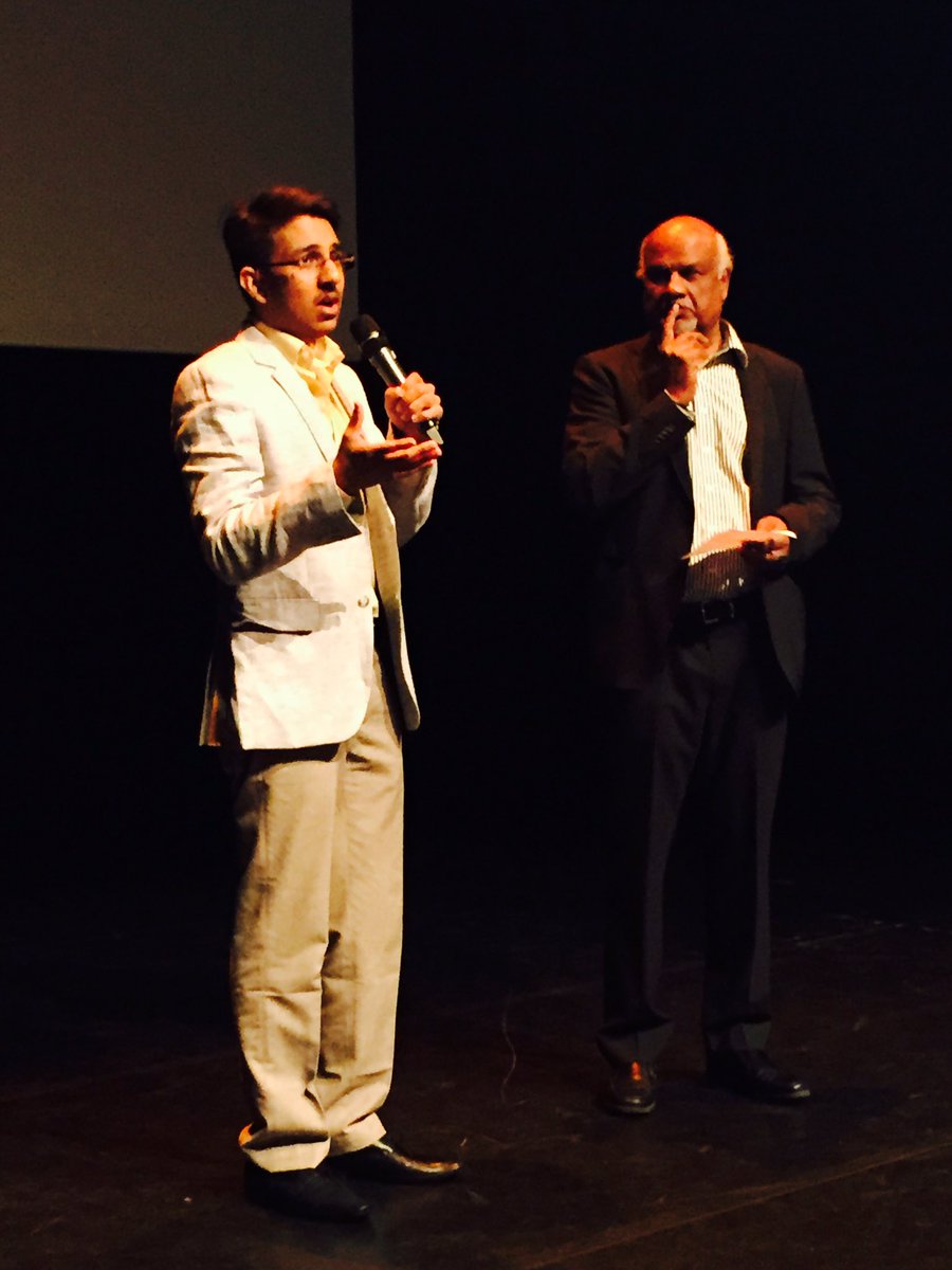 Just attended the viewing of Care of Footpath 2,nominated for a 2016 Oscar, in presence of the 20 yr old director1-2