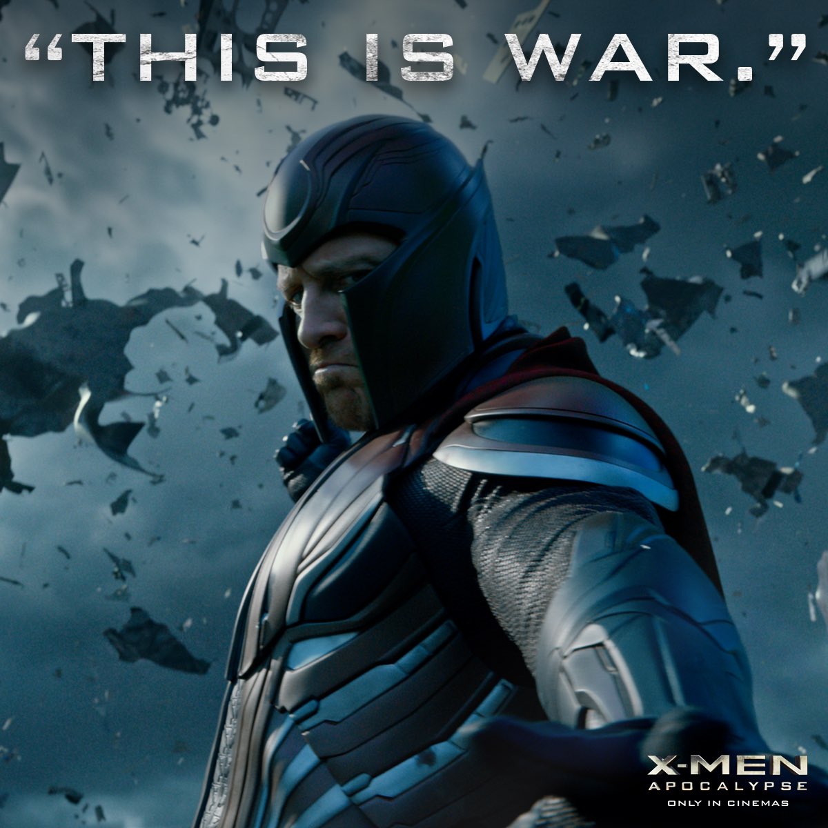 Empire_Movies's tweet photo. A war is being waged around the world. Are you planning on seeing Magneto in #XMen #Apocalypse? Now Playing. #XMenME https://t.co/GFZ90zHlby