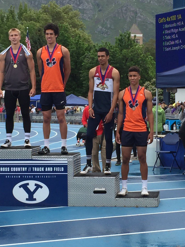 RunningBengals's tweet photo. Simi Fehoko takes 2nd and James Deboe 6th in the 100m at State Track @bengalsbhs https://t.co/5jwvvPCETn