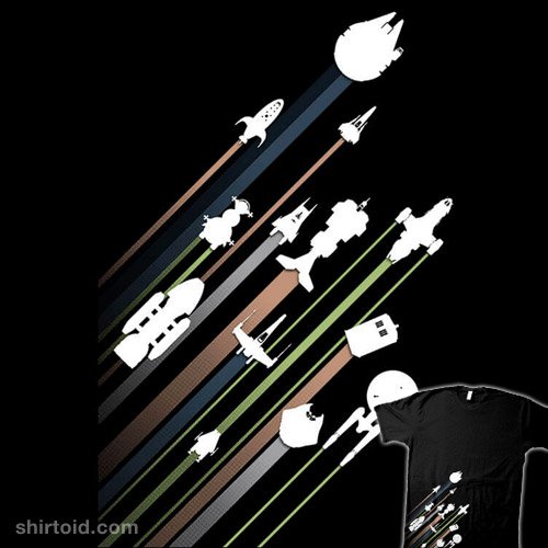 shirtoid's tweet photo. ".5 Past lightspeed" by @DrSimonButler is $11 today https://t.co/D0k9VLazQ3

#firefly #futurama #startrek #starwars https://t.co/Kgs0wEtBgZ