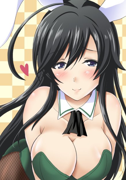 先日のバニー華さんに色付け、大洗制服っぽいスーツ色 