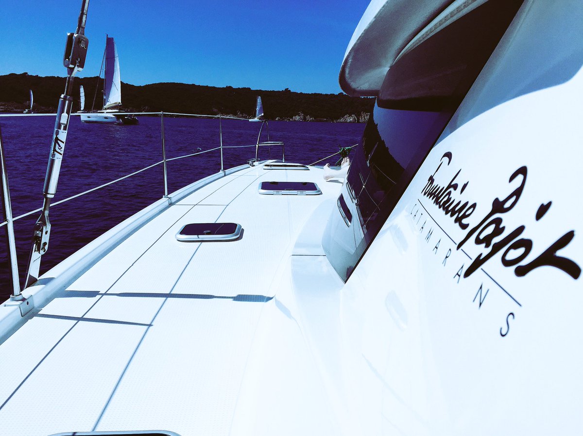 Welcome on board #Heliaevolution #fountainepajot #sailingcatamarans