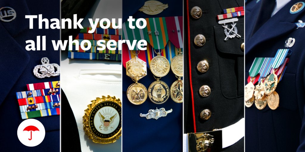 Travelers's tweet photo. Today we honor all those men and women that have served &amp; continue to serve our country. #ArmedForcesDay https://t.co/Nj5AzPzB70