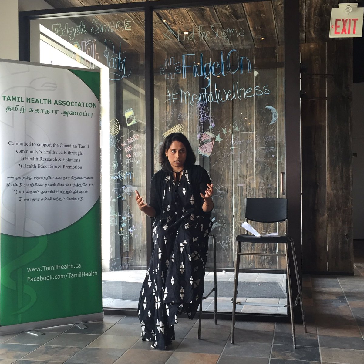 TamilHealth's tweet photo. Kavita,Family Worker,Early Psychosis Prog. speaking about how to support families going through mental health issues https://t.co/RP1JKOw4BZ