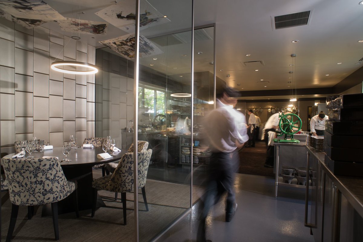 First ever Alinea kitchen table was last night... felt awesome.  Here's what it looks like.