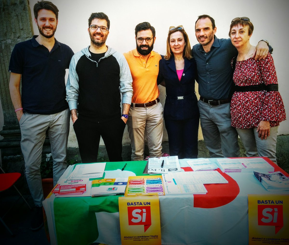 #BastaUnSì E anche da Pescia #SìCambia l'Italia! 🇮🇹