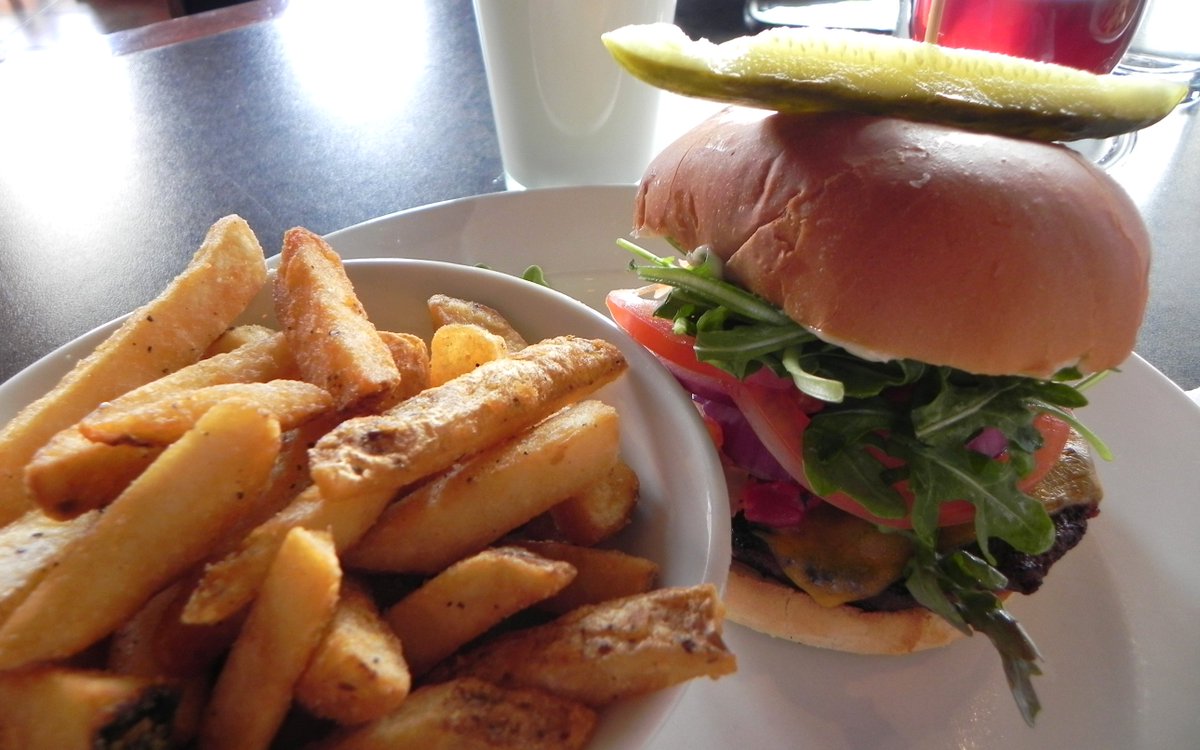 And the fries are perfectly done too. #91restaurant91 #bcrfa #buylocal #visitpeachland