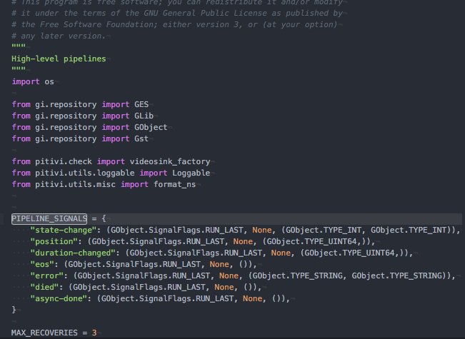 scarlettapp's tweet image. Okay, now this is a pretty cool way of defining custom gsignals in #PyGObject source: #pitivi