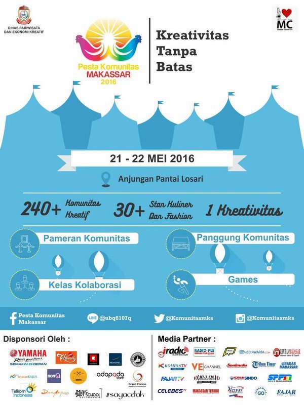 besok juga masih ada #PKM2016 di Anjungan Losari