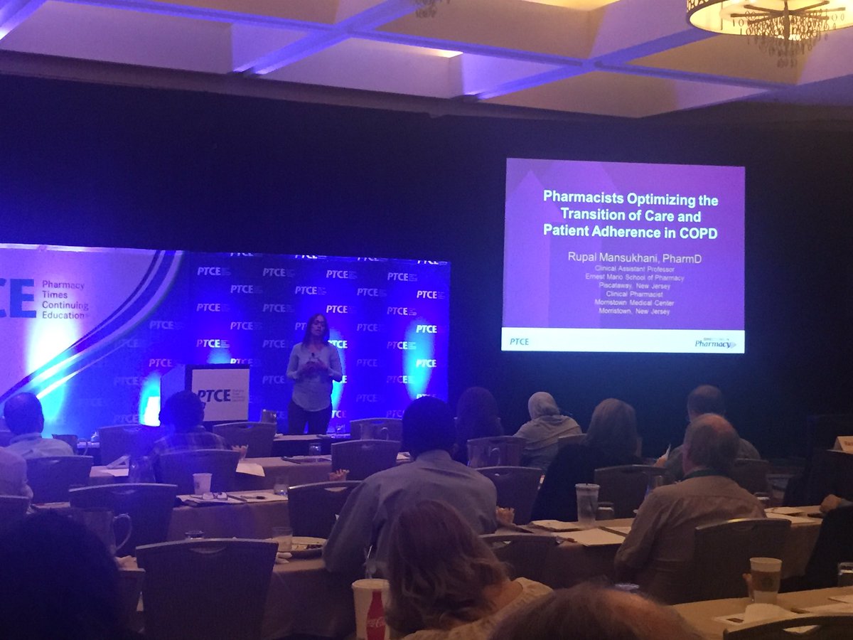 PharmacyTimesCE's tweet photo. Pharmacists Optimizing the Transition of Care and Patient Adherence in #COPD with Dr. Rupal Mansukhani #DIP16 https://t.co/akNZo3yi0k