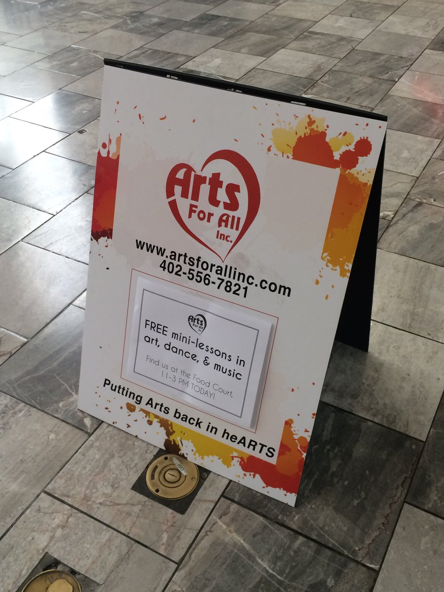 Arts_For_All's tweet photo. Find us at Oakview Mall today from 11AM-3PM! https://t.co/rEKimIJg5g