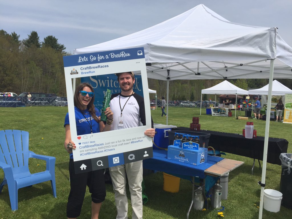SwitchbackBeer's tweet photo. Brewfest season is here! Maegan kidnapped Darby from the Tap Room so be sure to find them near the #ConnectorIPA tap https://t.co/KZn6isUcZw