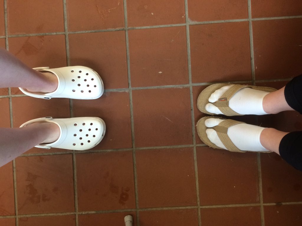 wceclassof2017's tweet photo. Class officer footwear at today's fundraiser https://t.co/JSI8sPNfi3