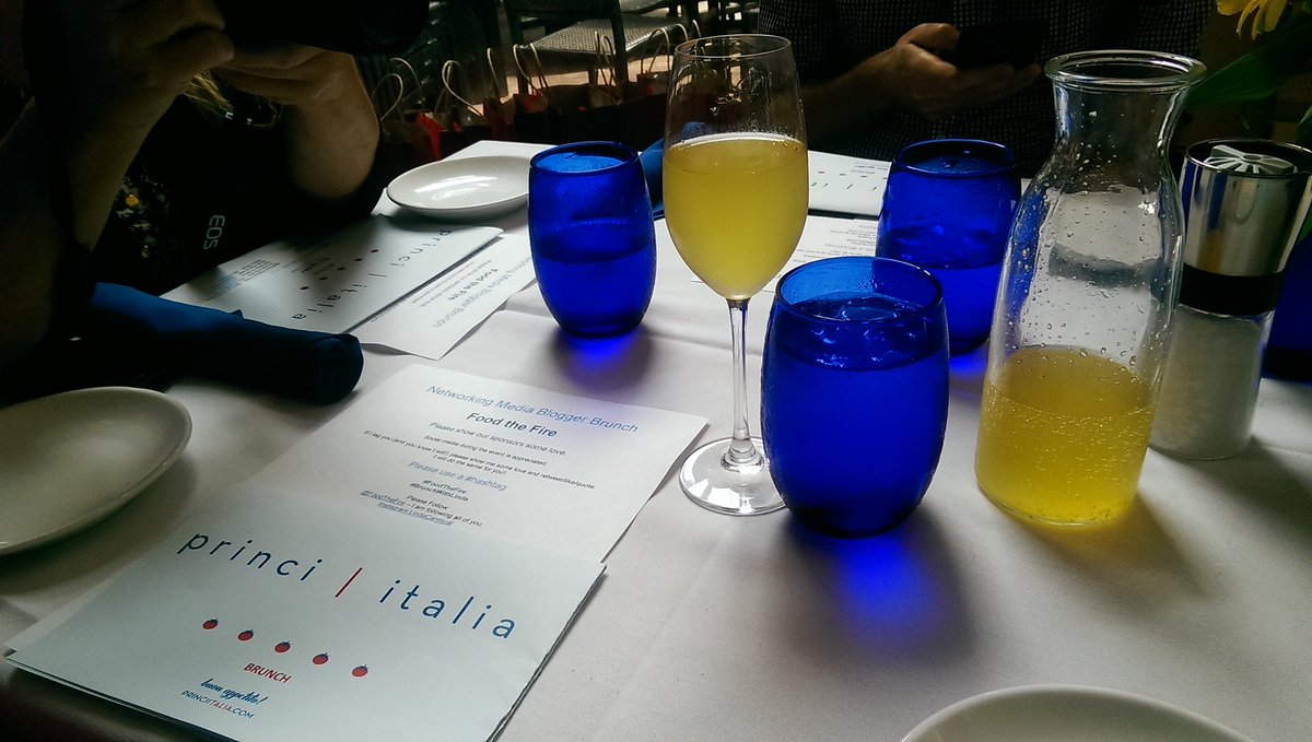 sweetsavant's tweet photo. BRUNCH TIME! @PrinciItaliaAtl Can you say #BottomlessBellinis #foodthefire #BrunchWithLinda https://t.co/f5Wdq9S8Ot
