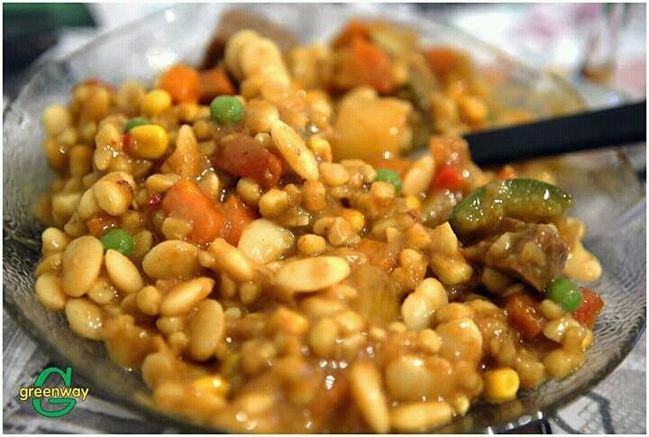 #locro con #seitan casero #vegano #vegetariano #cocinavegana #cocinavegetariana #mardelplata #greenway