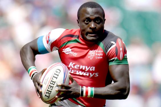 Kenyans's tweet image. Congratulations to @cinjera who surpassed Santiago Gomez Cora to become the all-time leading try scorer #Kenya7s