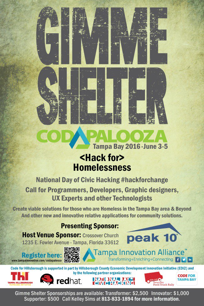 MarkSharpe39kft's tweet photo. Join @TampaInnovation @USouthFlorida @BuschGardens @MoffittNews @FloridaHospital, University Mall fight homelessness https://t.co/XWtxWE1vmO