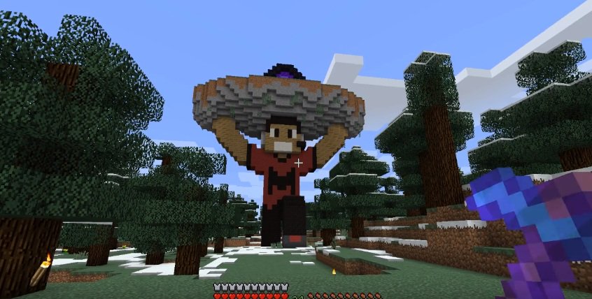 vídeo de minecraft da amandinha