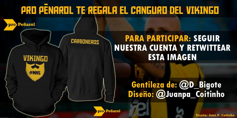 Pro_Penarol's tweet photo. Quedan pocos días para el sorteo del canguro del Vikingo. Seguinos y dale RT a la publicación para participar. https://t.co/hCyJSnNhay