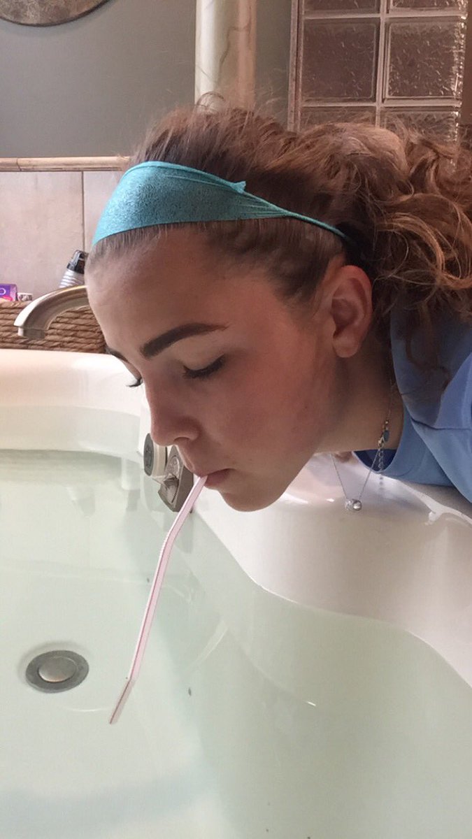 lwe_soccer's tweet image. Junior defender #10 Jade Christenson is staying hydrated before the big game #woohoo