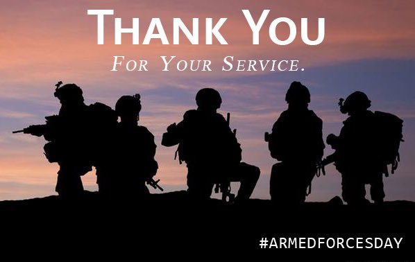 ElectBreakfield's tweet image. To All Who Serve: We Say Thank You. #ArmedForcesDay