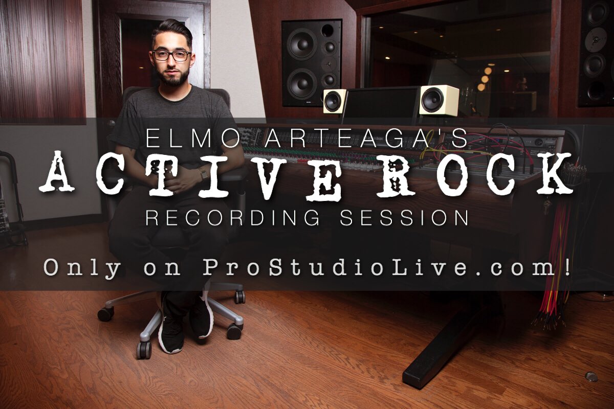 ElmoArteaga's tweet photo. TOMORROW at 12pm PST I'm live streaming my Active Rock recording session on #ProStudioLive🤘🏻
https://t.co/fMwv9fpkTG https://t.co/RxeOdY5tnQ