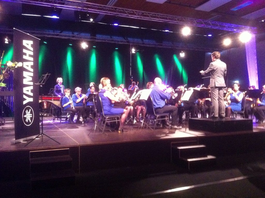 De Bazuin Weteringen start haar optreden 'In Perfect Peace' op <a href="/GoudenSpiker/">GoudenSpikerFestival</a> #2016GSF