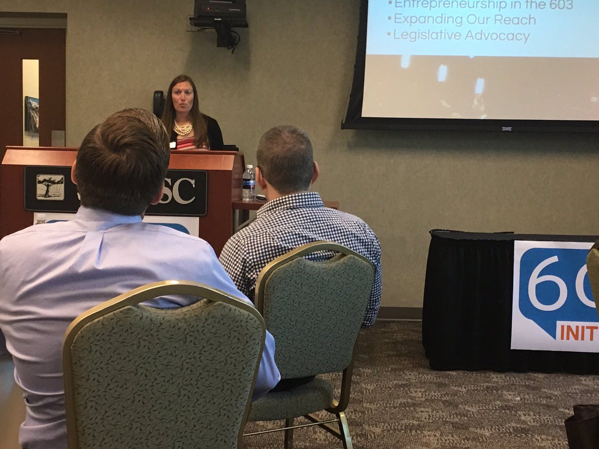 603Initiative's tweet photo. Thanks to @StayWorkPlay for coming and we look forward to our partnership #NHYLS #nhpolitics https://t.co/ZoF0tYyMdx