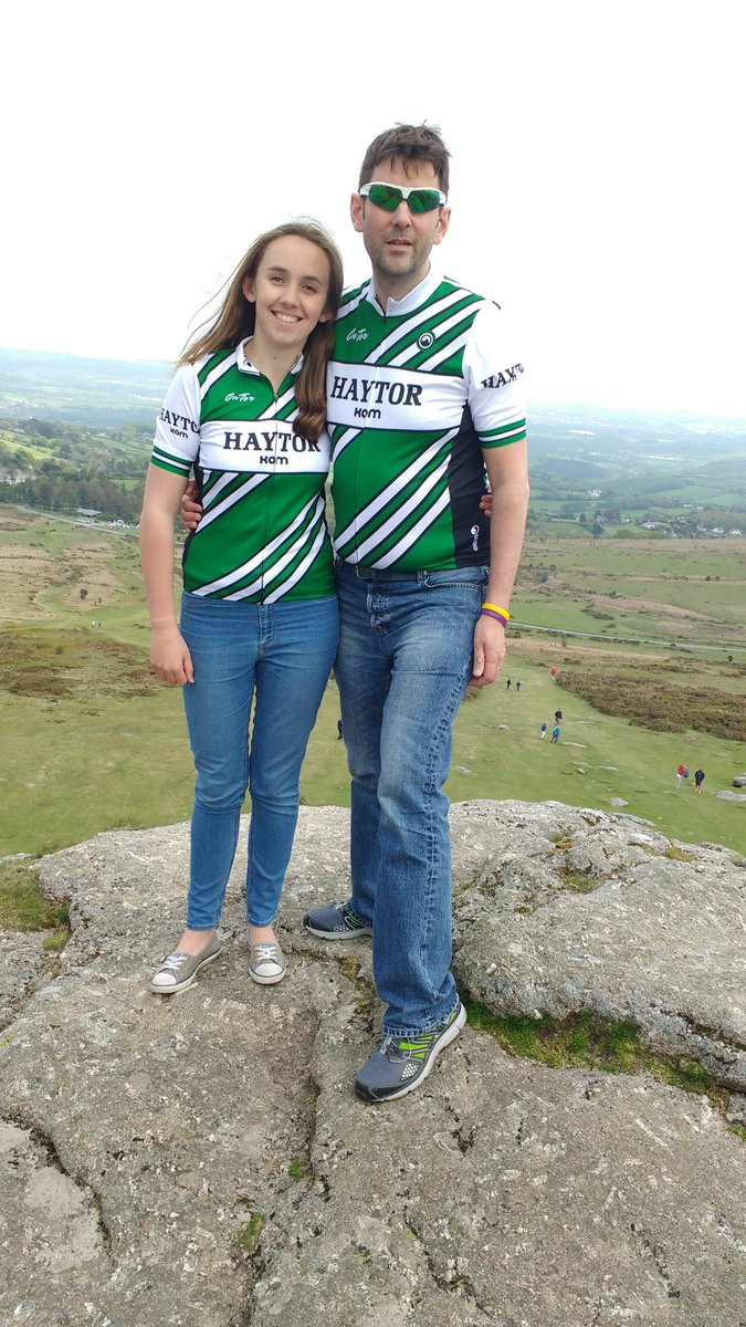 OnTorCycling's tweet photo. #haytor vale from Haytor rocks wearing @milltag Haytor jerseys #dartmoor #tourofbritain #tob2016 https://t.co/MrOuVKO95o