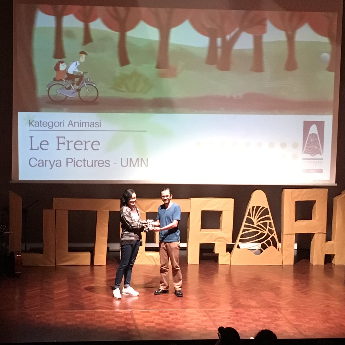 Ini dia pemenang Sub Kategori Best Environment dengan judul animasi "Le Frere"!