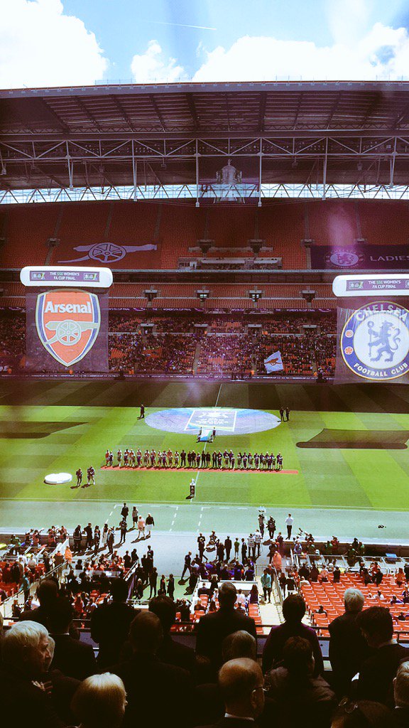 Thanks <a href="/PlanUK/">Plan International UK</a> for inviting us to the Women's FA Cup final! #chelsealadiesfc