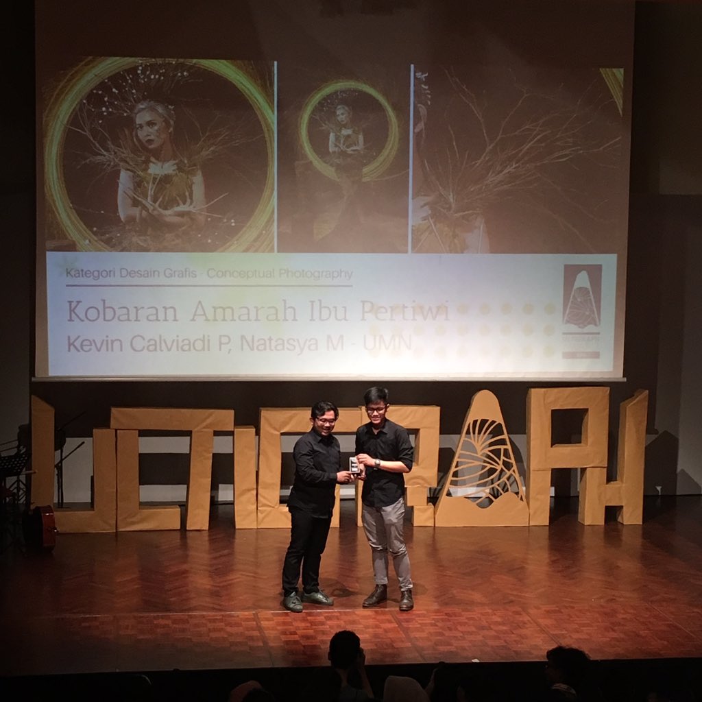 Pemenang Kategori Desain Grafis Conceptual Photography "Kobaran Amarah Ibu Pertiwi"