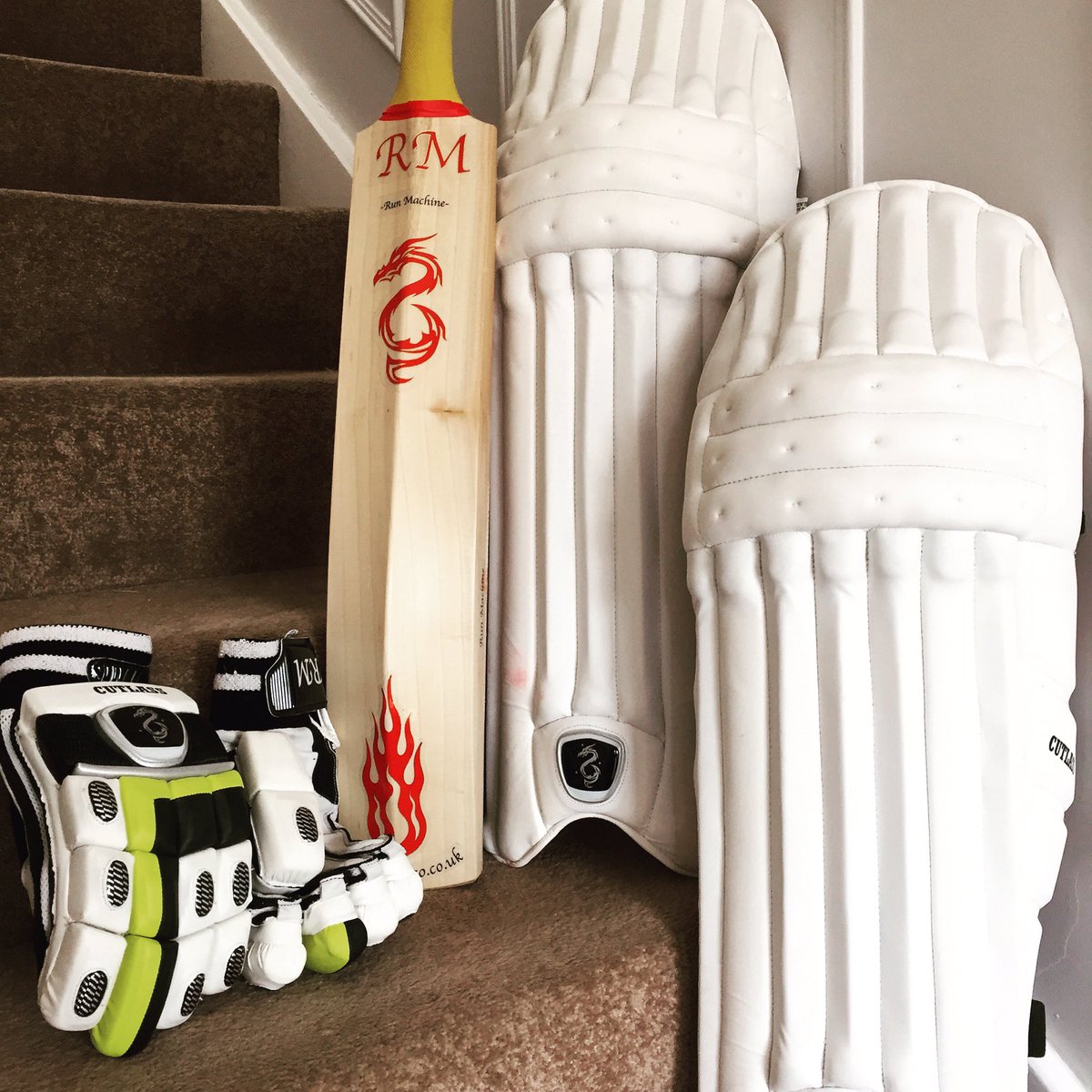 RMBatCo's tweet photo. Ready for #cricket hoping for more runs and wickets today from #TeamRM https://t.co/EszeZILOWA