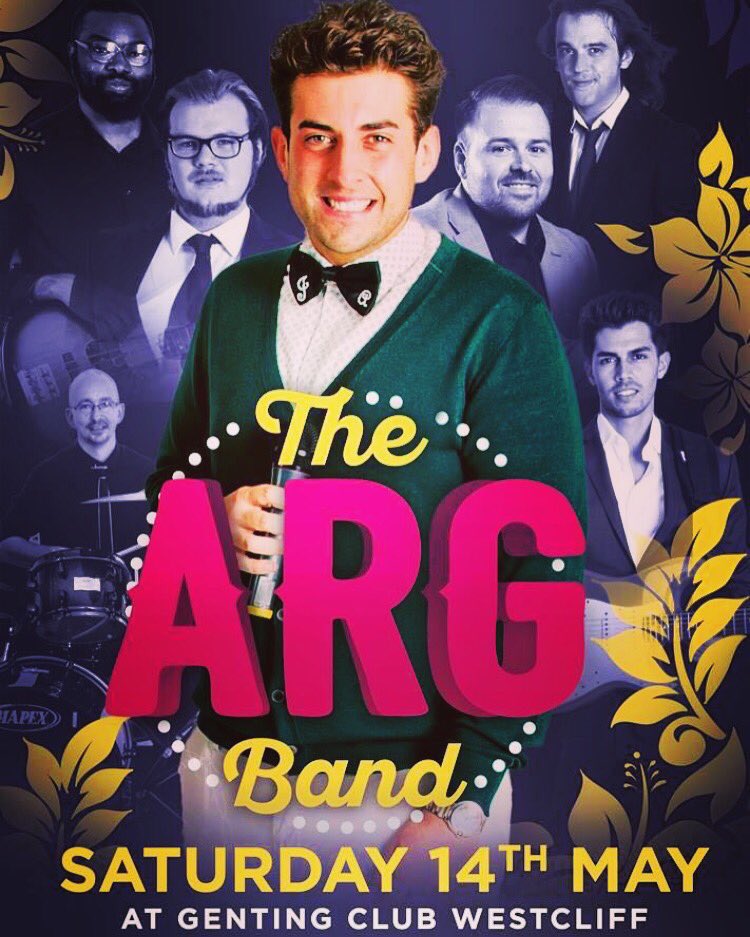 We can't wait to perform @GentingWestclif tonight Southend come see us 10.30pm free entry <a href="/RealJamesArgent/">James Argent</a> come on!!